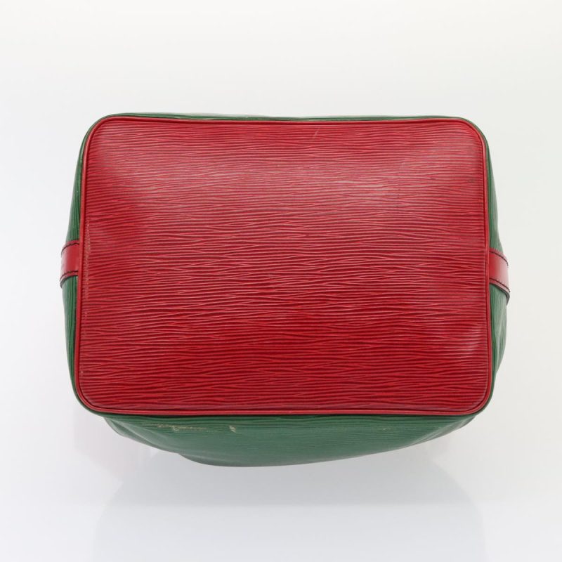 Louis Vuitton Epi Petit Noe Shoulder Bag Bicolor Green Red M44147  93348 - Image 5