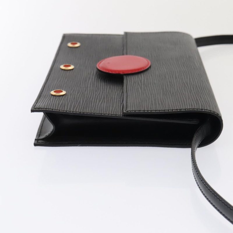 Louis Vuitton Epi Hublot Shoulder Bag Black Red M52557  93387 - Image 3