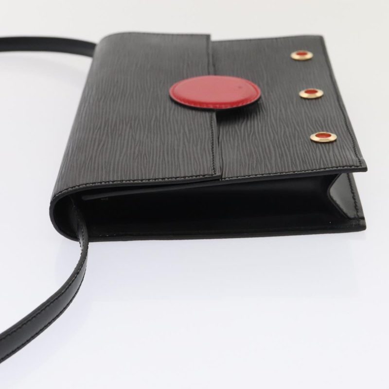 Louis Vuitton Epi Hublot Shoulder Bag Black Red M52557  93387 - Image 4