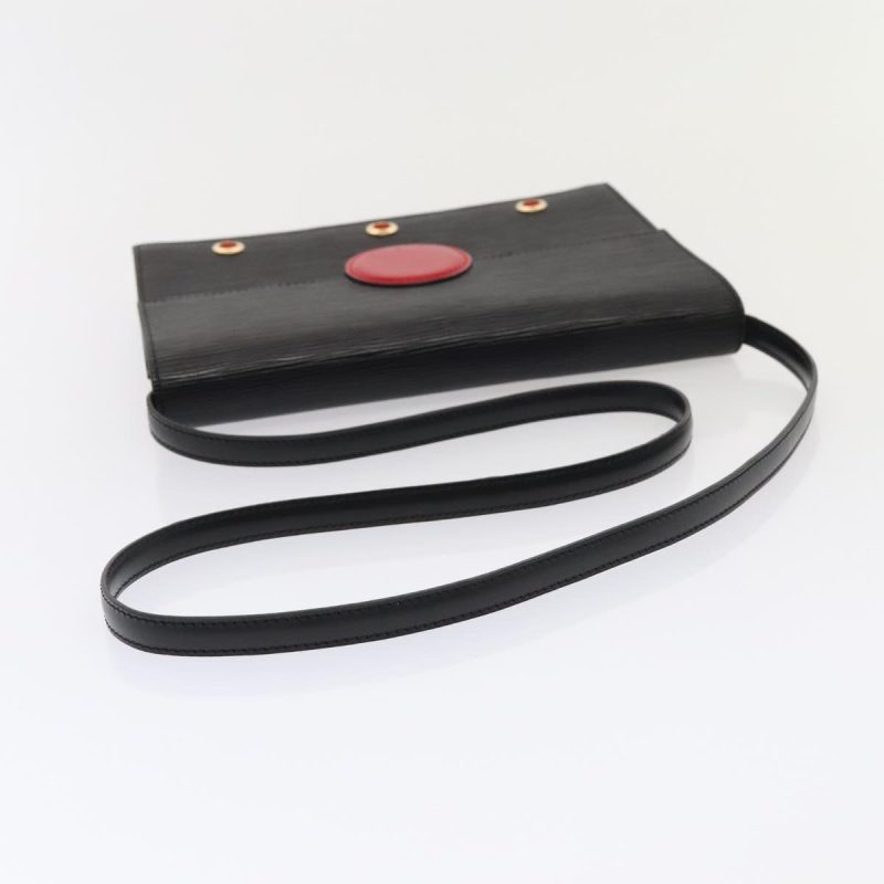 Louis Vuitton Epi Hublot Shoulder Bag Black Red M52557  93387 - Image 7
