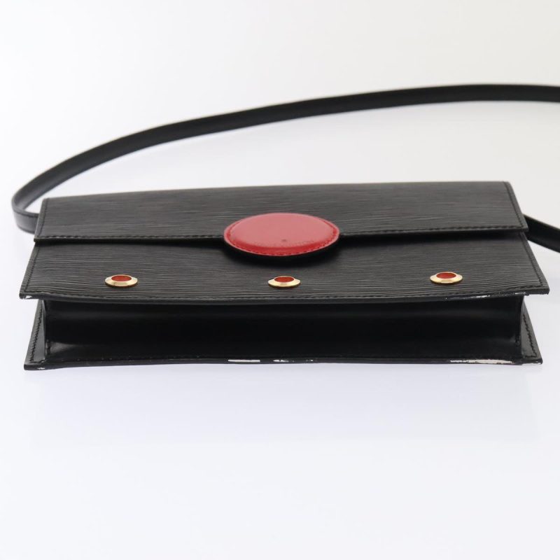 Louis Vuitton Epi Hublot Shoulder Bag Black Red M52557  93387 - Image 5