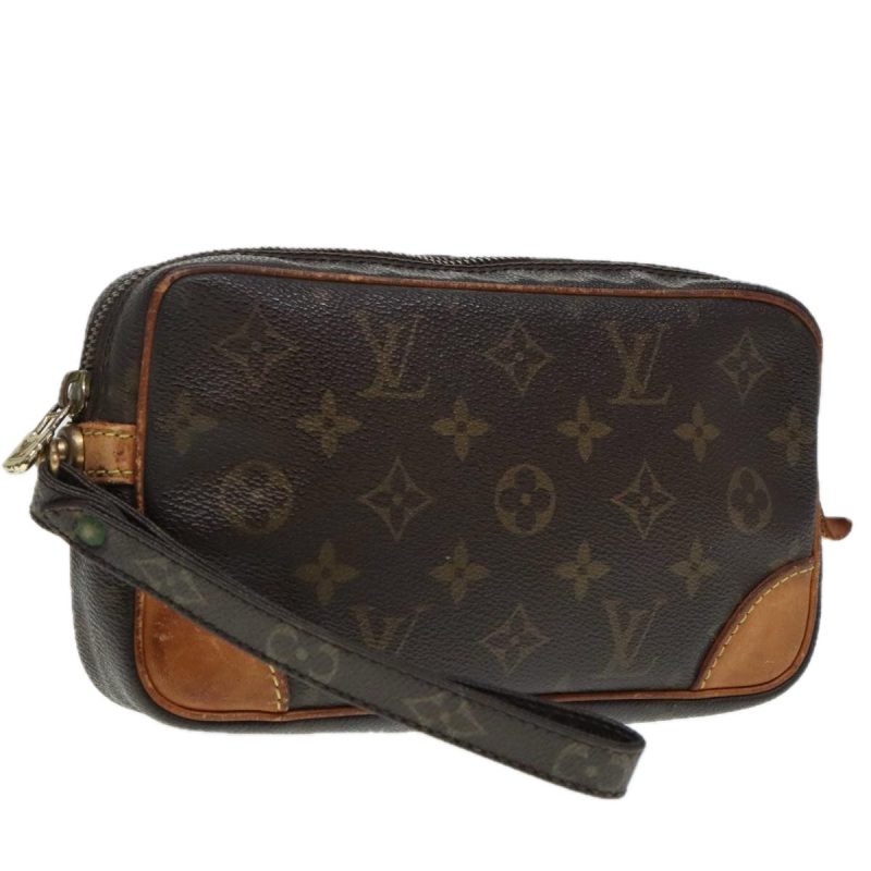 Louis Vuitton Monogram Marly Dragonne PM Clutch Bag M51827  93402