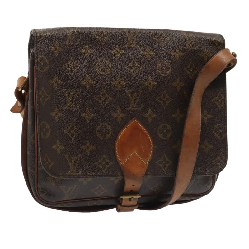 Louis Vuitton Monogram Cartouchiere GM Shoulder Bag M51252  93406