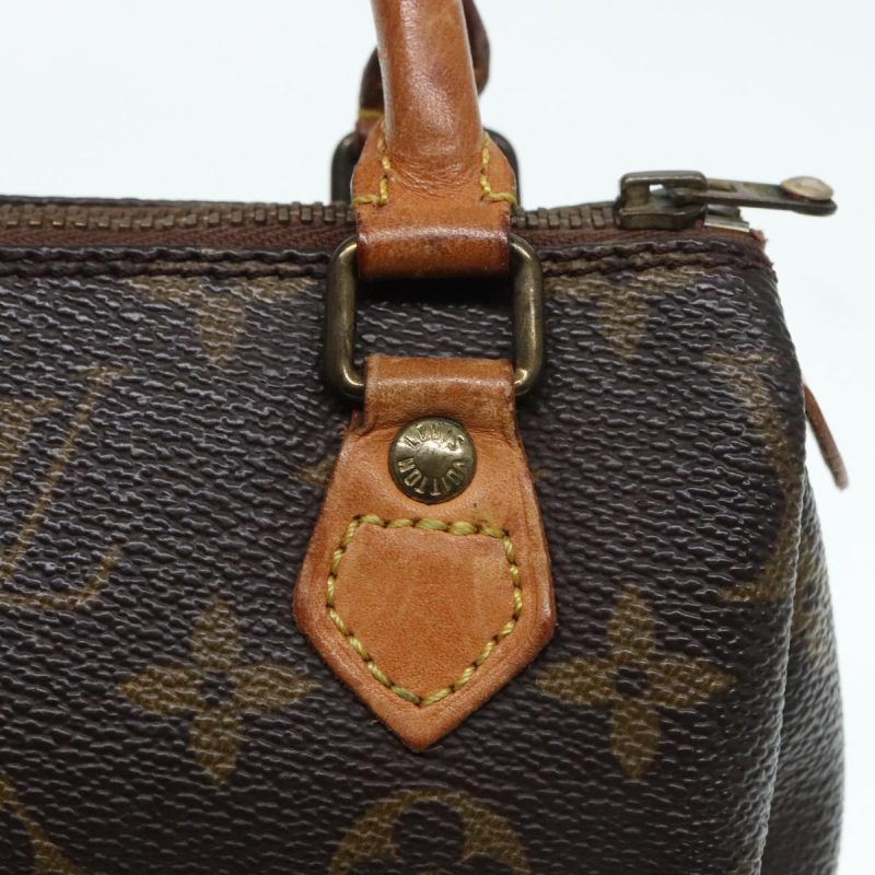 Louis Vuitton Monogram Mini Speedy Hand Bag Vintage M41534  93511 - Image 9