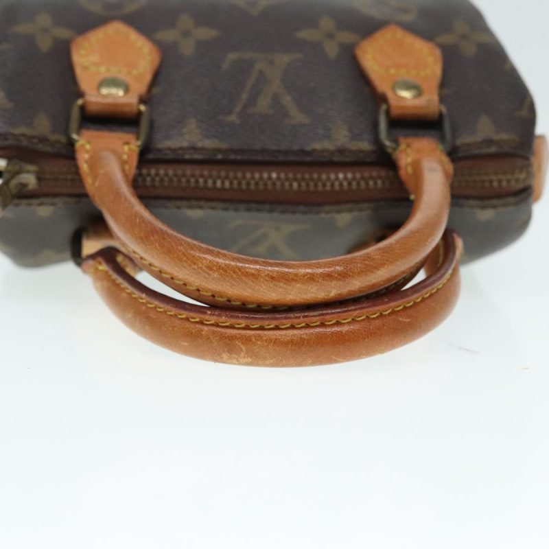 Louis Vuitton Monogram Mini Speedy Hand Bag Vintage M41534  93511 - Image 7