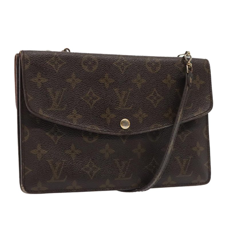 Louis Vuitton Monogram Double Rabat Shoulder Bag M51815  93546