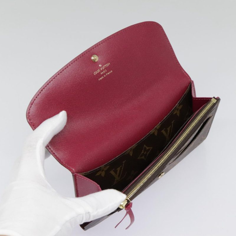 Louis Vuitton Monogram Portefeuille Emilie Wallet Pink M60697  93568 - Image 8
