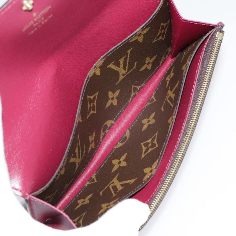 Louis Vuitton Monogram Portefeuille Emilie Wallet Pink M60697  93568 - Image 9