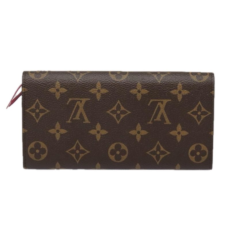 Louis Vuitton Monogram Portefeuille Emilie Wallet Pink M60697  93568 - Image 2