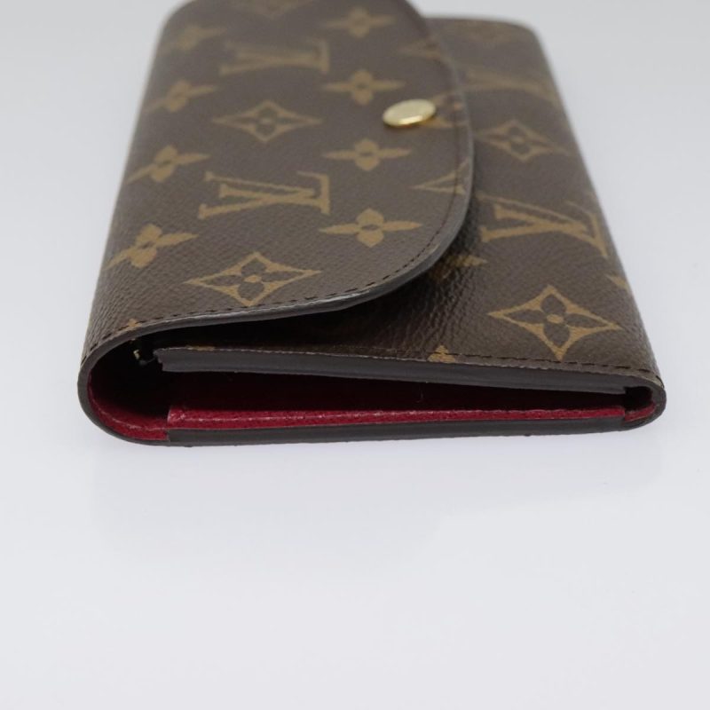 Louis Vuitton Monogram Portefeuille Emilie Wallet Pink M60697  93568 - Image 3