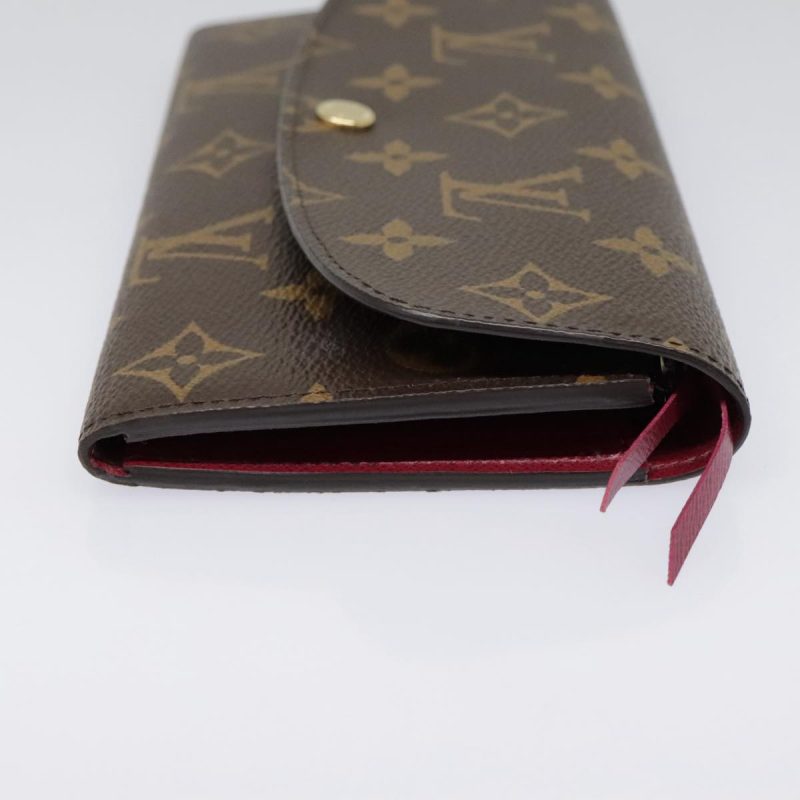 Louis Vuitton Monogram Portefeuille Emilie Wallet Pink M60697  93568 - Image 4