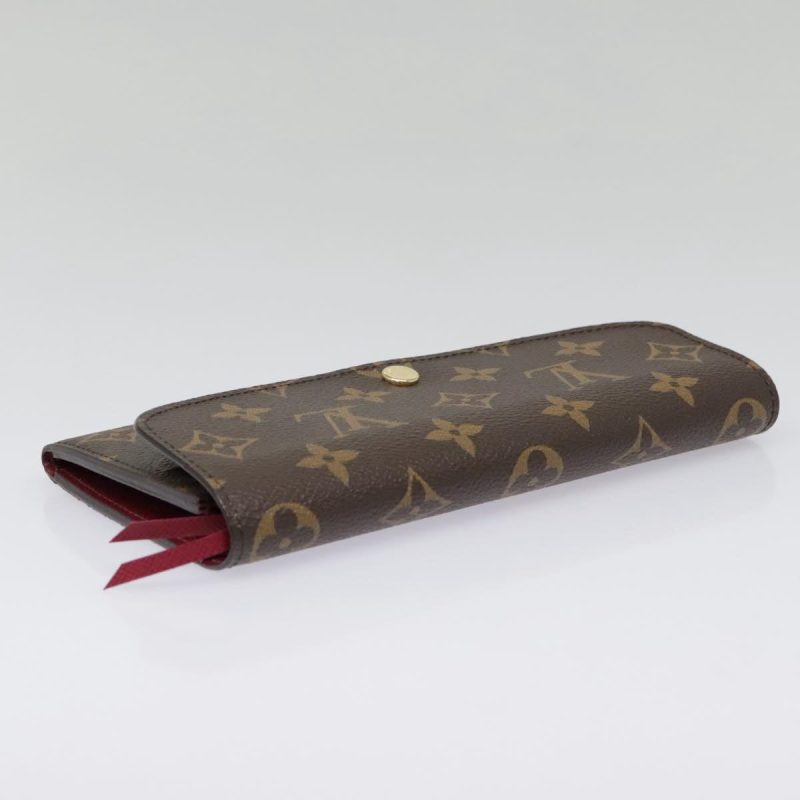 Louis Vuitton Monogram Portefeuille Emilie Wallet Pink M60697  93568 - Image 5