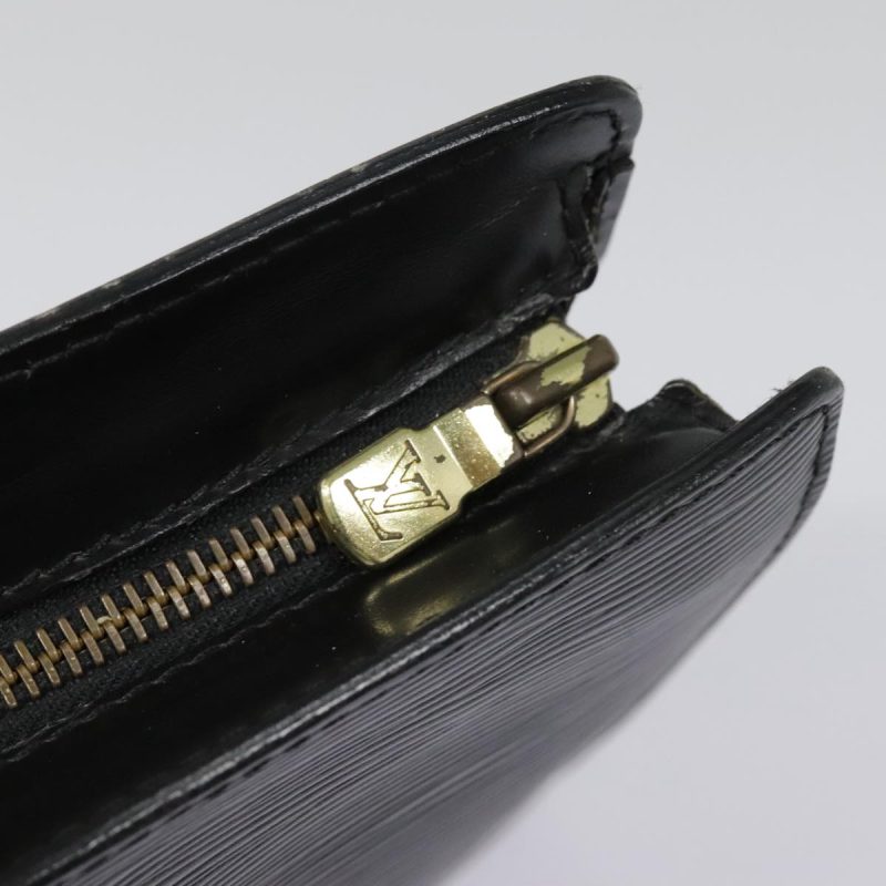 Louis Vuitton Epi Pochette Homme Clutch Bag Black Noir M52522  93608 - Image 9