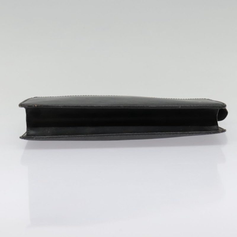 Louis Vuitton Epi Pochette Homme Clutch Bag Black Noir M52522  93608 - Image 7