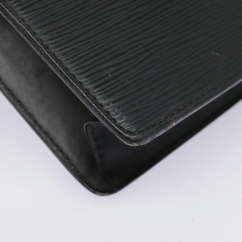 Louis Vuitton Epi Pochette Homme Clutch Bag Black Noir M52522  93608 - Image 8