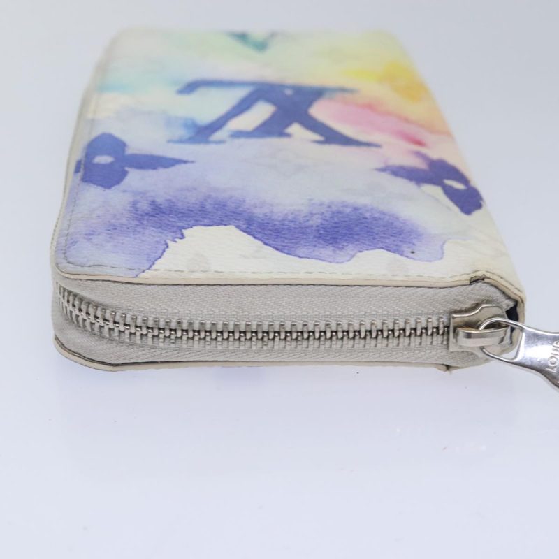 Louis Vuitton Monogram Water Color Long Wallet White M80499  93650 - Image 5