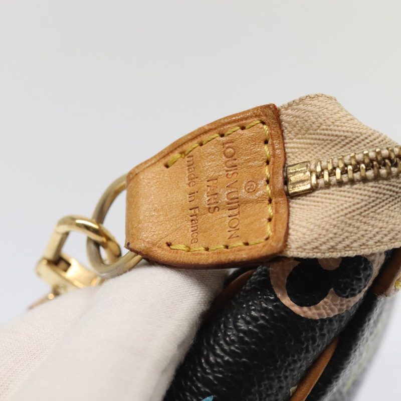 Louis Vuitton Multicolor Pochette Accessoires Pouch Black M92648  93661 - Image 9