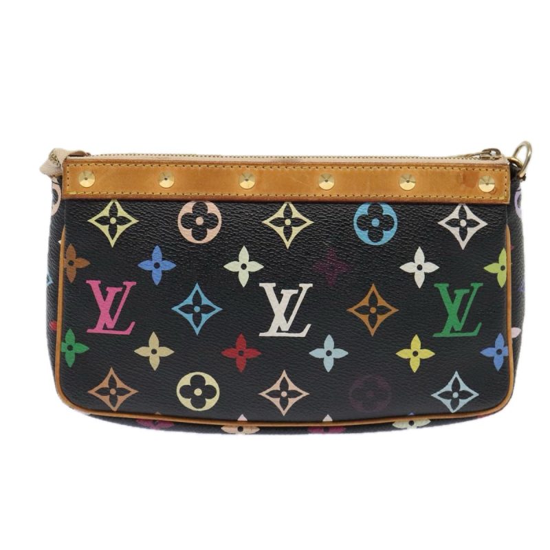Louis Vuitton Multicolor Pochette Accessoires Pouch Black M92648  93661 - Image 2