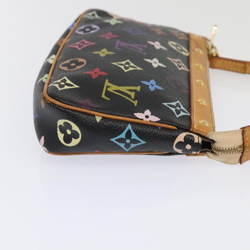 Louis Vuitton Multicolor Pochette Accessoires Pouch Black M92648  93661 - Image 3