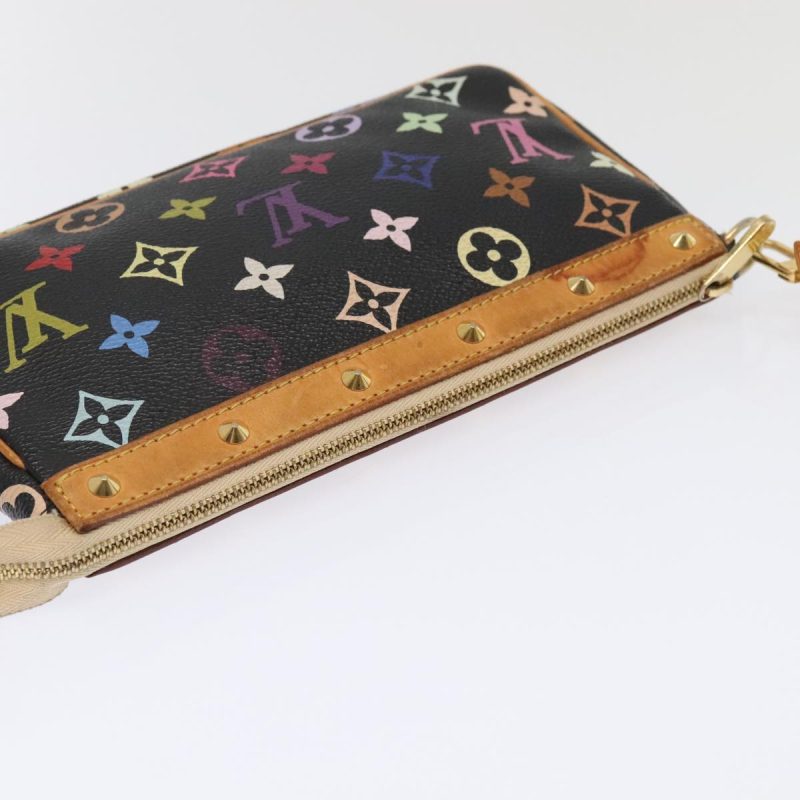 Louis Vuitton Multicolor Pochette Accessoires Pouch Black M92648  93661 - Image 6