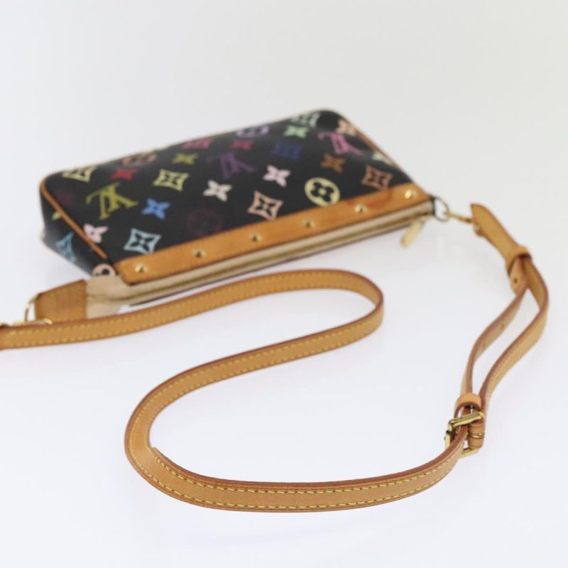 Louis Vuitton Multicolor Pochette Accessoires Pouch Black M92648  93661 - Image 7