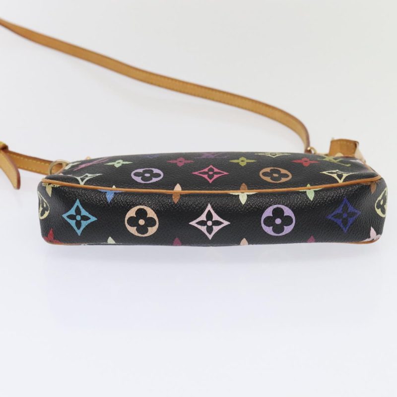 Louis Vuitton Multicolor Pochette Accessoires Pouch Black M92648  93661 - Image 5