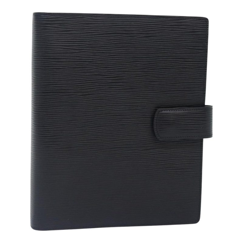 Louis Vuitton Epi Agenda GM Day Planner Cover Black R20212  93677