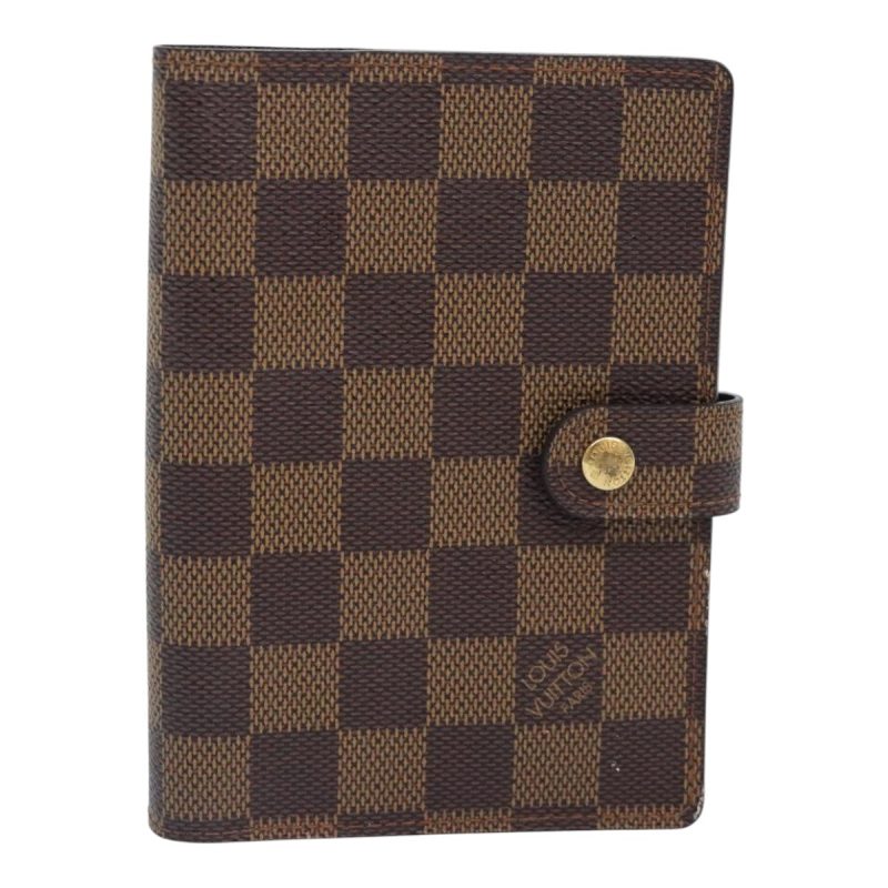 Louis Vuitton Damier Ebene Agenda PM Day Planner Cover R20700  93678