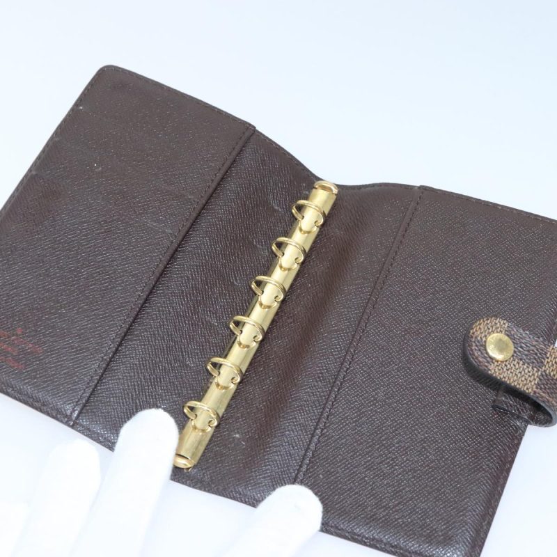 Louis Vuitton Damier Ebene Agenda PM Day Planner Cover R20700  93678 - Image 9