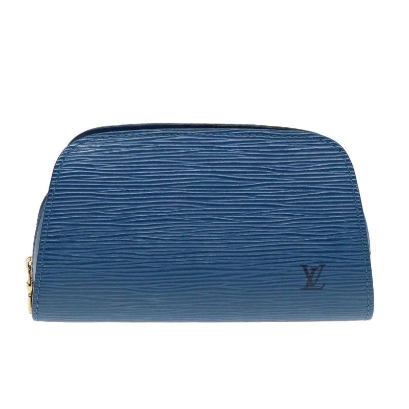 Louis Vuitton Epi Dauphine PM Pouch Blue M48445  93690 - Image 2