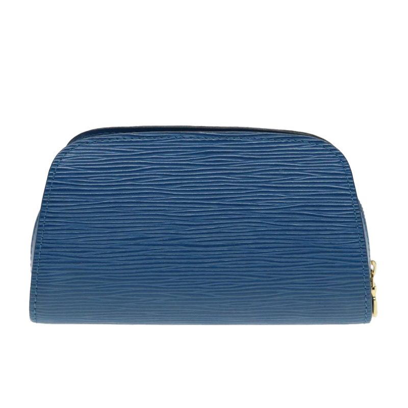 Louis Vuitton Epi Dauphine PM Pouch Blue M48445  93690 - Image 3