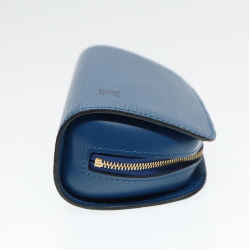 Louis Vuitton Epi Dauphine PM Pouch Blue M48445  93690 - Image 5