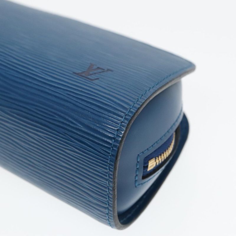 Louis Vuitton Epi Dauphine PM Pouch Blue M48445  93690 - Image 8