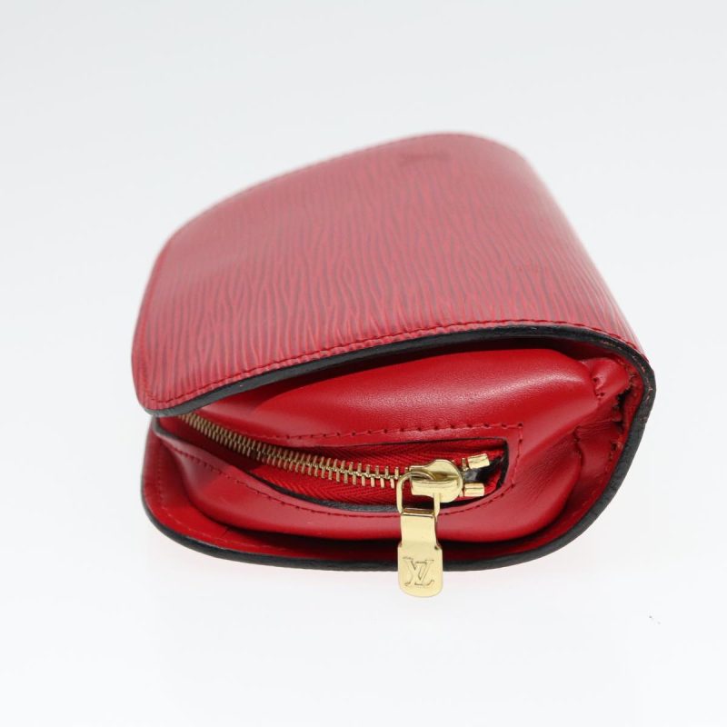 Louis Vuitton Epi Dauphine PM Pouch Castilian Red M48447  93691 - Image 3