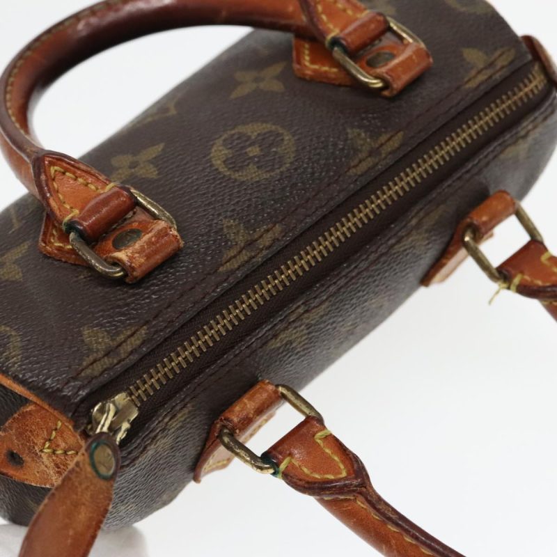 Louis Vuitton Monogram Mini Speedy Hand Bag M41534  93693 - Image 6