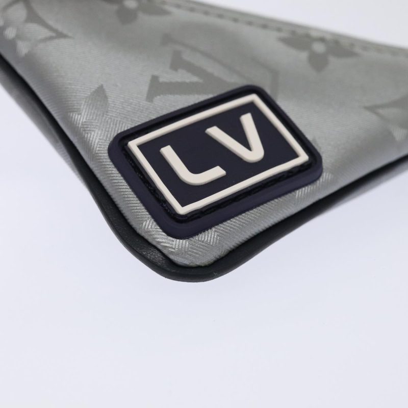 Louis Vuitton Monogram satellite Porte Cles Charm Silver MP2217  93701A - Image 8