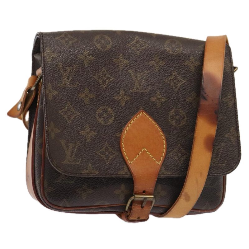 Louis Vuitton Monogram Cartouchiere MM Shoulder Bag M51253  93728
