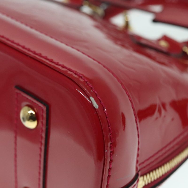 Louis Vuitton Monogram Vernis Alma BB Bag 2way Rose Indian M91771  93756 - Image 8