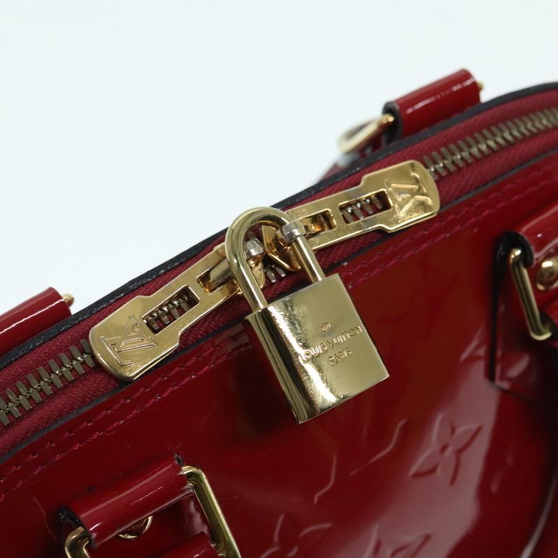Louis Vuitton Monogram Vernis Alma BB Bag 2way Rose Indian M91771  93756 - Image 9