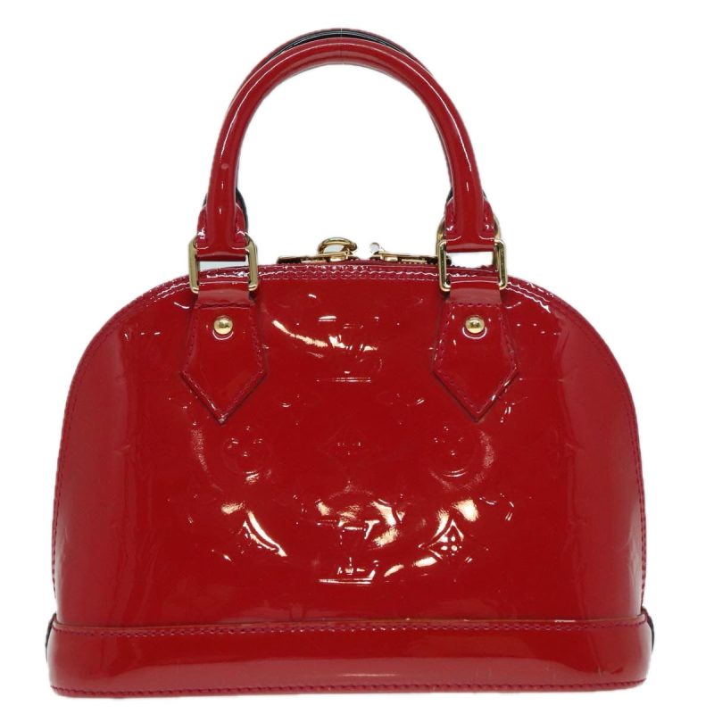 Louis Vuitton Monogram Vernis Alma BB Bag 2way Rose Indian M91771  93756 - Image 2