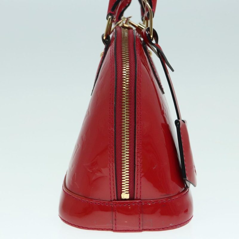 Louis Vuitton Monogram Vernis Alma BB Bag 2way Rose Indian M91771  93756 - Image 4