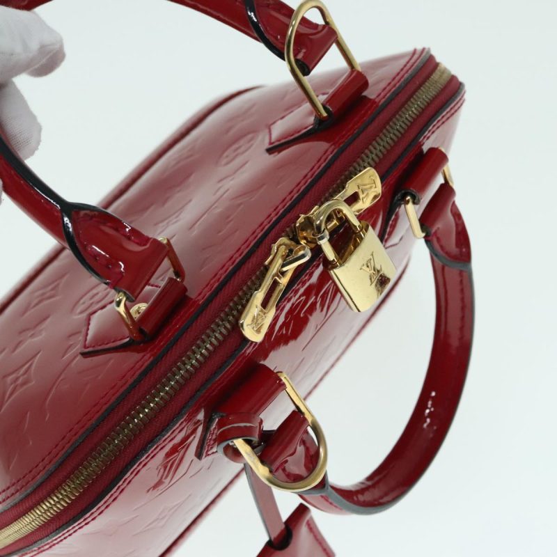 Louis Vuitton Monogram Vernis Alma BB Bag 2way Rose Indian M91771  93756 - Image 6