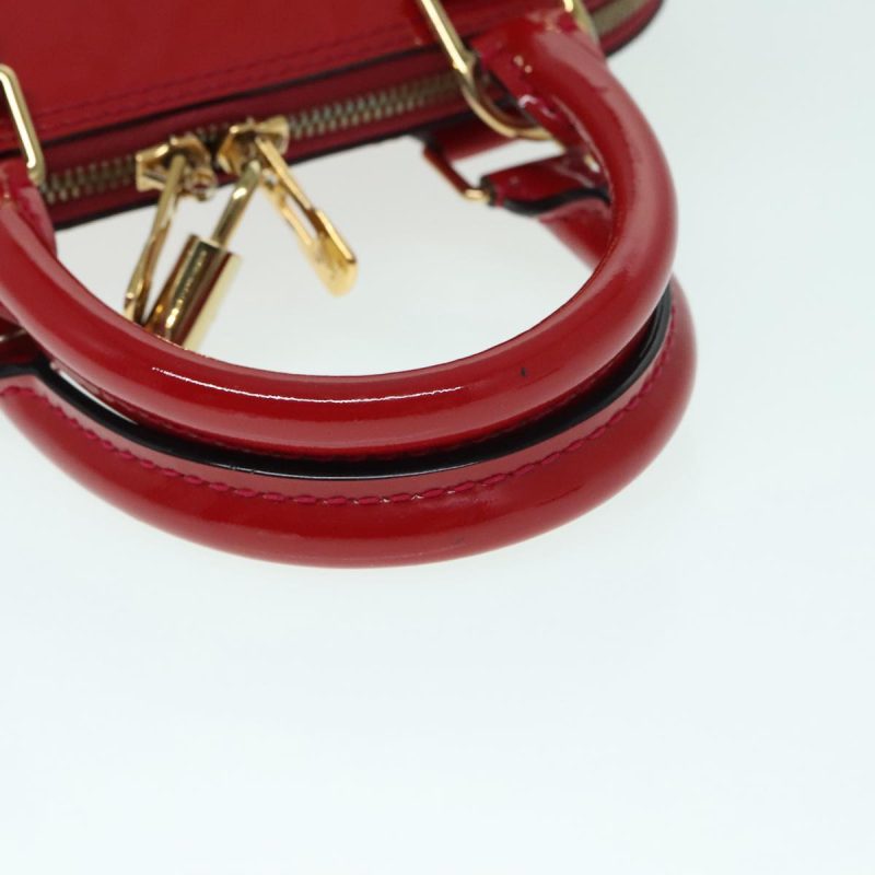 Louis Vuitton Monogram Vernis Alma BB Bag 2way Rose Indian M91771  93756 - Image 7