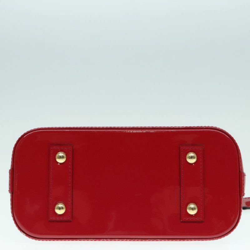 Louis Vuitton Monogram Vernis Alma BB Bag 2way Rose Indian M91771  93756 - Image 5