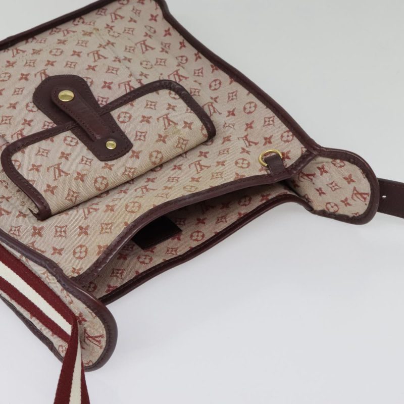 Louis Vuitton Monogram Mini Besace Mary Kate Bag Red M92321  93767 - Image 6