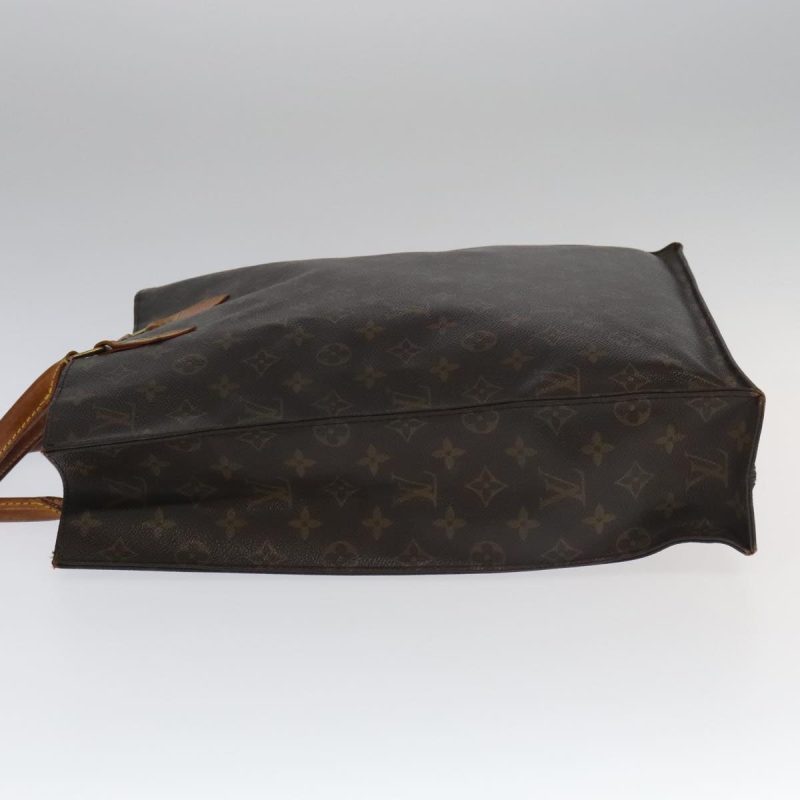 Louis Vuitton Monogram Sac Plat Hand Bag M51140  93777 - Image 5