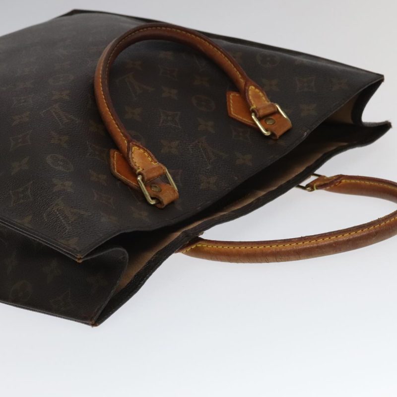 Louis Vuitton Monogram Sac Plat Hand Bag M51140  93777 - Image 6