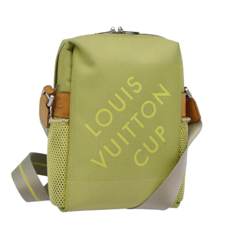Louis Vuitton Damier Geant LV Cup Weatherly Bag Yellow M80636  93798