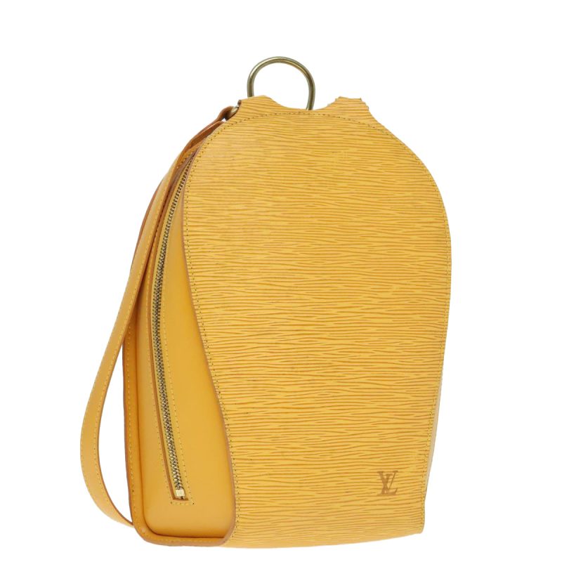 Louis Vuitton Epi Mabillon Backpack Yellow M52239  93891