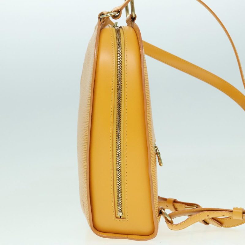 Louis Vuitton Epi Mabillon Backpack Yellow M52239  93891 - Image 3